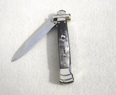 NEW A.G.A. CAMPOLIN 9" MALTESE BRAZILIAN HORN MODIFIED BAYONET BLADE SOLID NICKEL SILVER BOLSTERS NEW A.G.A. CAMPOLIN 9" MALTESE BRAZILIAN HORN MODIFIED BAYONET BLADE SOLID NICKEL SILVER BOLSTERS
