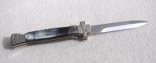 NEW A.G.A. CAMPOLIN 9" MALTESE BRAZILIAN HORN MODIFIED BAYONET BLADE SOLID NICKEL SILVER BOLSTERS NEW A.G.A. CAMPOLIN 9" MALTESE BRAZILIAN HORN MODIFIED BAYONET BLADE SOLID NICKEL SILVER BOLSTERS