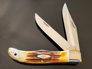 Vintage Mint CASE XX USA 1970/10……….Dot Thick Stag Folding Hunter 5265SAB DR 5-1/2”Gorgeous NEW.