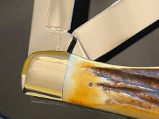 Vintage Mint CASE XX USA 1970/10……….Dot Thick Stag Folding Hunter 5265SAB DR 5-1/2”Gorgeous NEW.