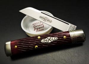 Great Eastern Cutlery Northfield UN-X-LD #49 Freedom Sheepsfoot Garnet Jigged Bone GEC 493121