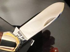 Vintage Case XX USA 1973/7…….Dot “Butterbean” Red Jigged Bone 3-5/8”Pocket Knife Unsharpened 99 0/0.