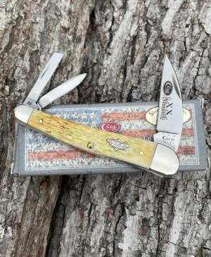 CASE XX ** 2013 CASE COLLECTOR'S CLUB BURNT WHITE SEAHORSE WHITTLER