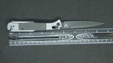 Benchmade Auto Fact 417 OBK Black Class Carbon Fiber Scales Benchmade Auto Fact 417 OBK Black Class Carbon Fiber Scales