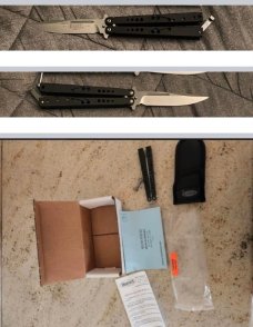 MICROTECH DRAGONFLY BALISONG  
