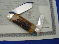 Case XX Classic Sunfish/Toenail  Genuine Stag Handle 1 of 6 Dueling Bull Elephant Etch