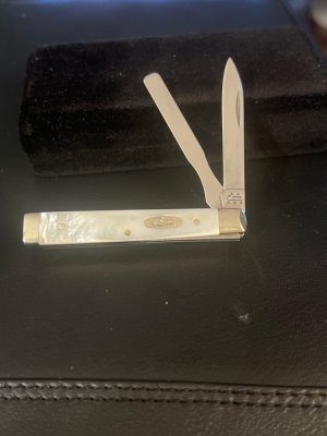 2005 Case XX USA 8282SP Genuine Mother Or Pearl Baby Doctors Knife New In Case Clam Shell