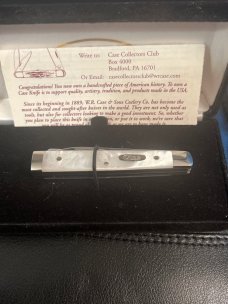 2005 Case XX USA 8282SP Genuine Mother Or Pearl Baby Doctors Knife New In Case Clam Shell