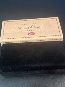 2005 Case XX USA 8282SP Genuine Mother Or Pearl Baby Doctors Knife New In Case Clam Shell