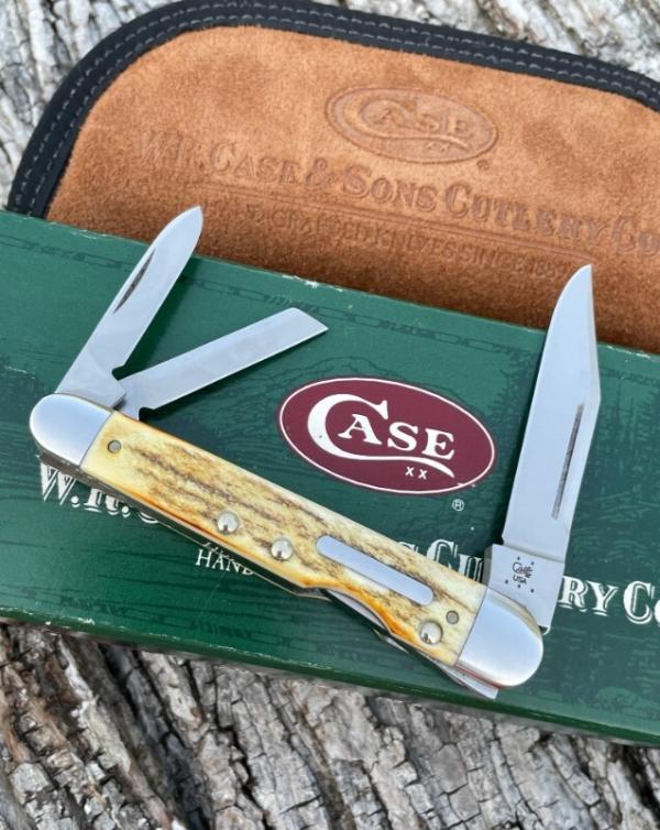 CASE XX ** 2005 TONY BOSE COLLABORATION STAG LOCKBACK WHITTLER