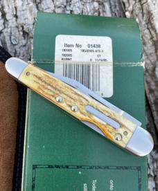 CASE XX ** 2005 TONY BOSE COLLABORATION STAG LOCKBACK WHITTLER