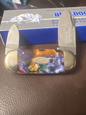 Bulldog Brand Solingen Germany Sunfish With Double Pull Main Blade , Sunfish Shield New In Box