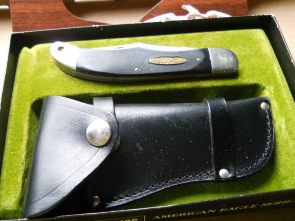 Craftsman American Eagle Folding Hunter Knife USA 