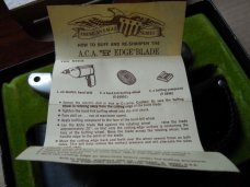 Craftsman American Eagle Folding Hunter Knife USA 