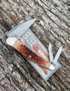 CASE XX ** 2014 CARAMEL JIG BONE SEAHORSE WHITTLER CASE XX ** 2014 CARAMEL JIG BONE SEAHORSE WHITTLER