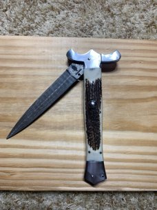 Middle East Shan switch blade custom hand made Middle East Shan switch blade custom hand made