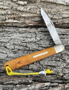 GEC ** 651122 SS TEXAS ORANGE OSAGE WOOD HORSE APPLE HOGAN KNIFE GEC ** 651122 SS TEXAS ORANGE OSAGE WOOD HORSE APPLE HOGAN KNIFE