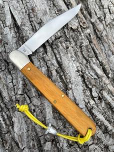 GEC ** 651122 SS TEXAS ORANGE OSAGE WOOD HORSE APPLE HOGAN KNIFE GEC ** 651122 SS TEXAS ORANGE OSAGE WOOD HORSE APPLE HOGAN KNIFE
