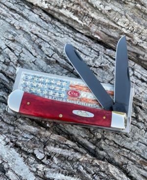 CASE XX ** 2020 OLD RED SMOOTH BONE TRAPPER W/PVD COATED BLADES