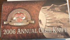 2006 Case 3 knife set of Stag Barlow 