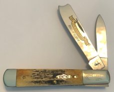 2006 Case 3 knife set of Stag Barlow 