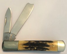 2006 Case 3 knife set of Stag Barlow 