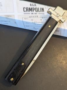 NIB AGA CAMPOLIN EBONY WOOD DOMINUS 23CM-9" BAYONET AUTO