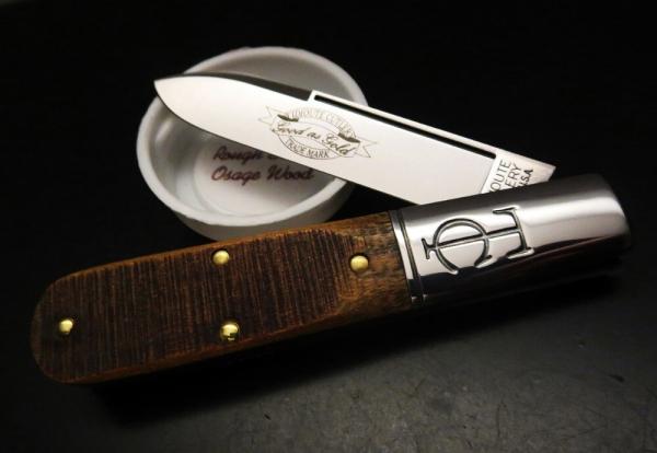 Great Eastern Cutlery #15 TC Barlow Rough Sawn Osage Wood GEC 152121 Great Eastern Cutlery #15 TC Barlow Rough Sawn Osage Wood GEC 152121