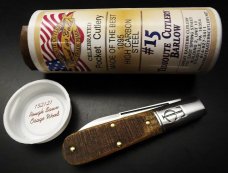 Great Eastern Cutlery #15 TC Barlow Rough Sawn Osage Wood GEC 152121 Great Eastern Cutlery #15 TC Barlow Rough Sawn Osage Wood GEC 152121