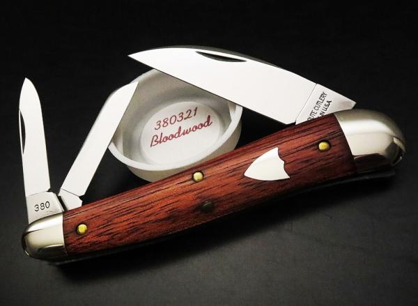 Great Eastern Cutlery #38 English Splitback Whittler Bloodwood GEC 380321