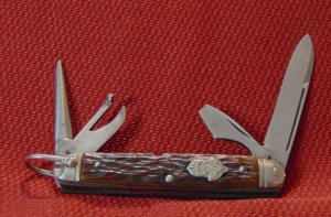 VINTAGE BOY SCOUT KNIFE ( JR ) REMINGTON RS4233 EXCELLENT CONDITION C1924-1933