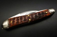 Great Eastern Cutlery UN-X-LD #38 English Splitback Whittler Burnt Orange Jigged Bone GEC 380321 Great Eastern Cutlery UN-X-LD #38 English Splitback Whittler Burnt Orange Jigged Bone GEC 380321