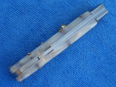 New 9" AKC Roma Swinguard Pearl white handles New 9" AKC Roma Swinguard Pearl white handles