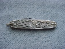 Antique BUFFALO BILL & PAHASKA TEPEE, LOOKOUT MOUNTAIN Embossed Handle VOOS Pocket Knife Antique BUFFALO BILL & PAHASKA TEPEE, LOOKOUT MOUNTAIN Embossed Handle VOOS Pocket Knife