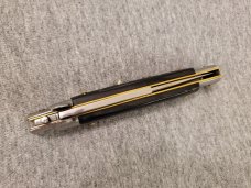*NOS* Frank Beltrame ITALIAN 9" Dark Horn Stiletto w/Bayonet Blade 4MM *NOS* Frank Beltrame ITALIAN 9" Dark Horn Stiletto w/Bayonet Blade 4MM