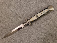 *NOS* Frank Beltrame ITALIAN 9" Brazilian Horn Stiletto w/Bayonet Blade 4MM *NOS* Frank Beltrame ITALIAN 9" Brazilian Horn Stiletto w/Bayonet Blade 4MM