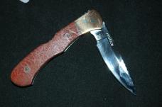 Limited Edition Model 532 Apple Corral Buck Folder NIB with Paperwork and Leather Sheath Limited Edition Model 532 Apple Corral Buck Folder NIB with Paperwork and Leather Sheath