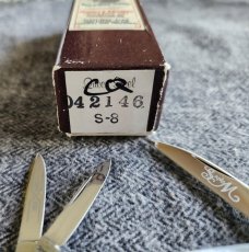 Schatt and Morgan MOP Whittler. Beautiful Genuine Mother of Pearl handles. NIB