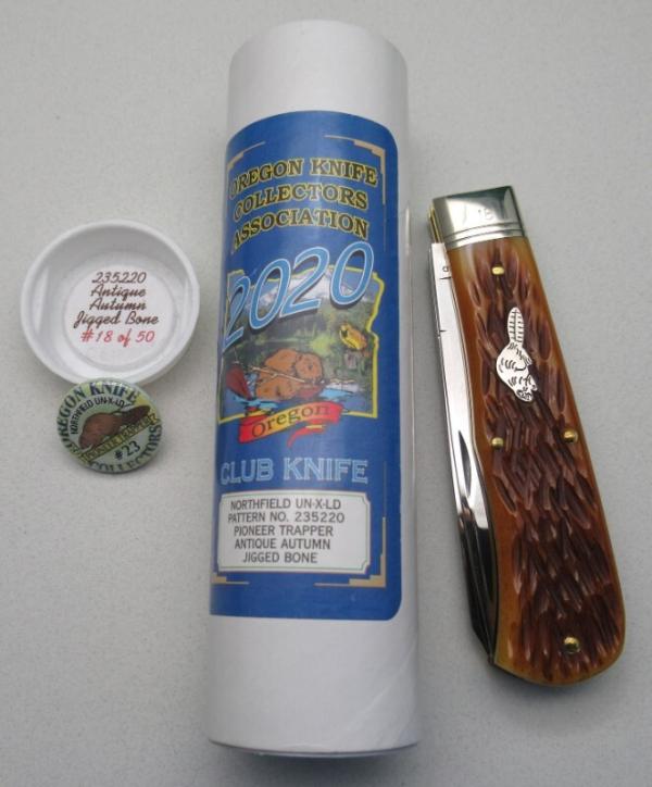Oregon Knife Collectors Association 2020 Club Knife by Great Eastern Cutlery. 235220. .... ....(932) Oregon Knife Collectors Association 2020 Club Knife by Great Eastern Cutlery. 235220. .... ....(932)