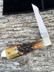 TITUSVILLE CUTLERY ** BURNT STAG 1095 CARBON OLD MAN JACK TITUSVILLE CUTLERY ** BURNT STAG 1095 CARBON OLD MAN JACK