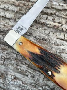 TITUSVILLE CUTLERY ** BURNT STAG 1095 CARBON OLD MAN JACK TITUSVILLE CUTLERY ** BURNT STAG 1095 CARBON OLD MAN JACK
