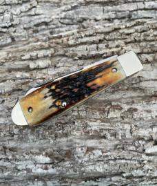 TITUSVILLE CUTLERY ** BURNT STAG 1095 CARBON OLD MAN JACK TITUSVILLE CUTLERY ** BURNT STAG 1095 CARBON OLD MAN JACK