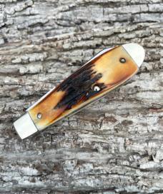 TITUSVILLE CUTLERY ** BURNT STAG 1095 CARBON OLD MAN JACK TITUSVILLE CUTLERY ** BURNT STAG 1095 CARBON OLD MAN JACK