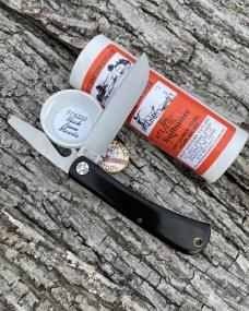 GEC ** FARM & FIELD 715222 BLACK LINEN MICARTA SUD BUSTER1095 CARBON KNIFE GEC ** FARM & FIELD 715222 BLACK LINEN MICARTA SUD BUSTER1095 CARBON KNIFE