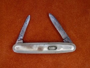 Vintage Antique Folding Pocket Knife Challenge Bridgeport Engraved 1923-28 Automatic! NICE WORKS