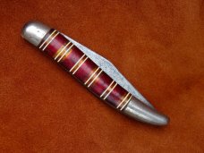 Vintage Antique Folding Pocket Knife Hammer Brand Automatic 1940s Candy Stripe Vintage Antique Folding Pocket Knife Hammer Brand Automatic 1940s Candy Stripe