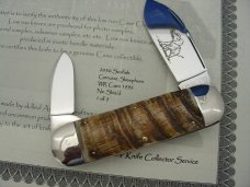Case XX Classic Sunfish/Toenail Genuine Himalayan Sheep Horn 1 of 4 Knife With Dueling Bull Etch Case XX Classic Sunfish/Toenail Genuine Himalayan Sheep Horn 1 of 4 Knife With Dueling Bull Etch
