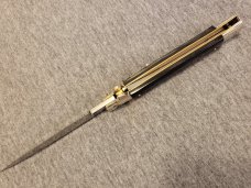 *NOS* 11" (28cm) LATAMA Buffalo Horn ITALIAN FLATGUARD PICKLOCK STILETTO *NOS* 11" (28cm) LATAMA Buffalo Horn ITALIAN FLATGUARD PICKLOCK STILETTO
