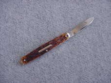 Antique EDWARD K. TRYON CO., PHILA, Bone handle, Tip Bolster, Pen Knife.