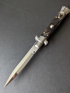 FRANK BELTRAME 23CM 9" DAGGER AUTO IN NICE BUFFALO HORN...NEW FRANK BELTRAME 23CM 9" DAGGER AUTO IN NICE BUFFALO HORN...NEW